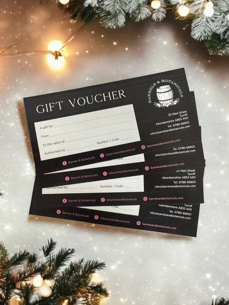 Barrels & Botanicals Gift Voucher Barrels & Botanicals