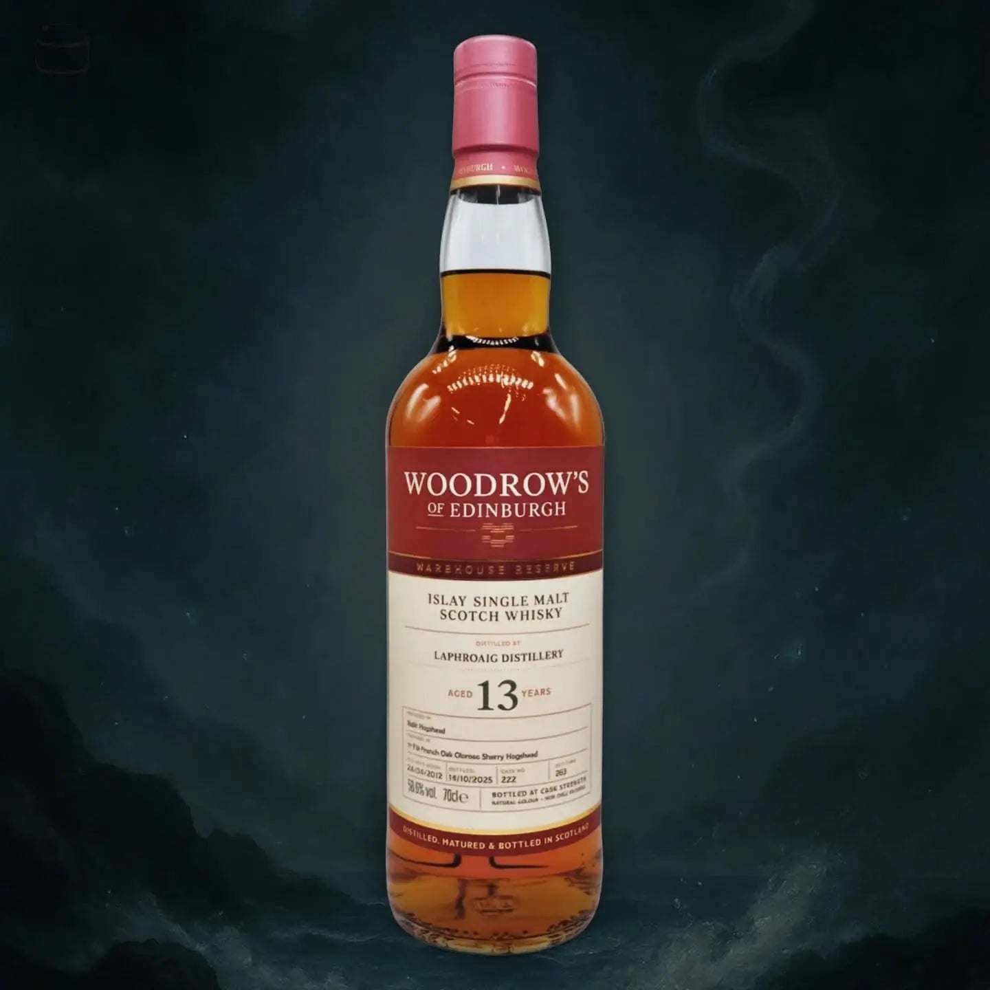 Woodrow's of Edinburgh Laphroaig 13 Year Old (70cl, 58.6%) Woodrow's of Edinburgh