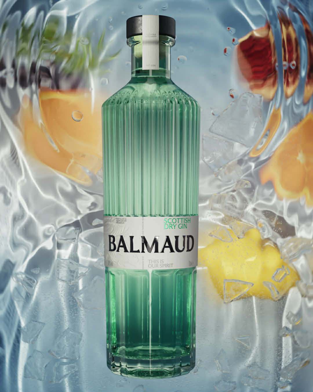 Balmaud Scottish Dry Gin (70cl, 43%) Balmaud Distillery