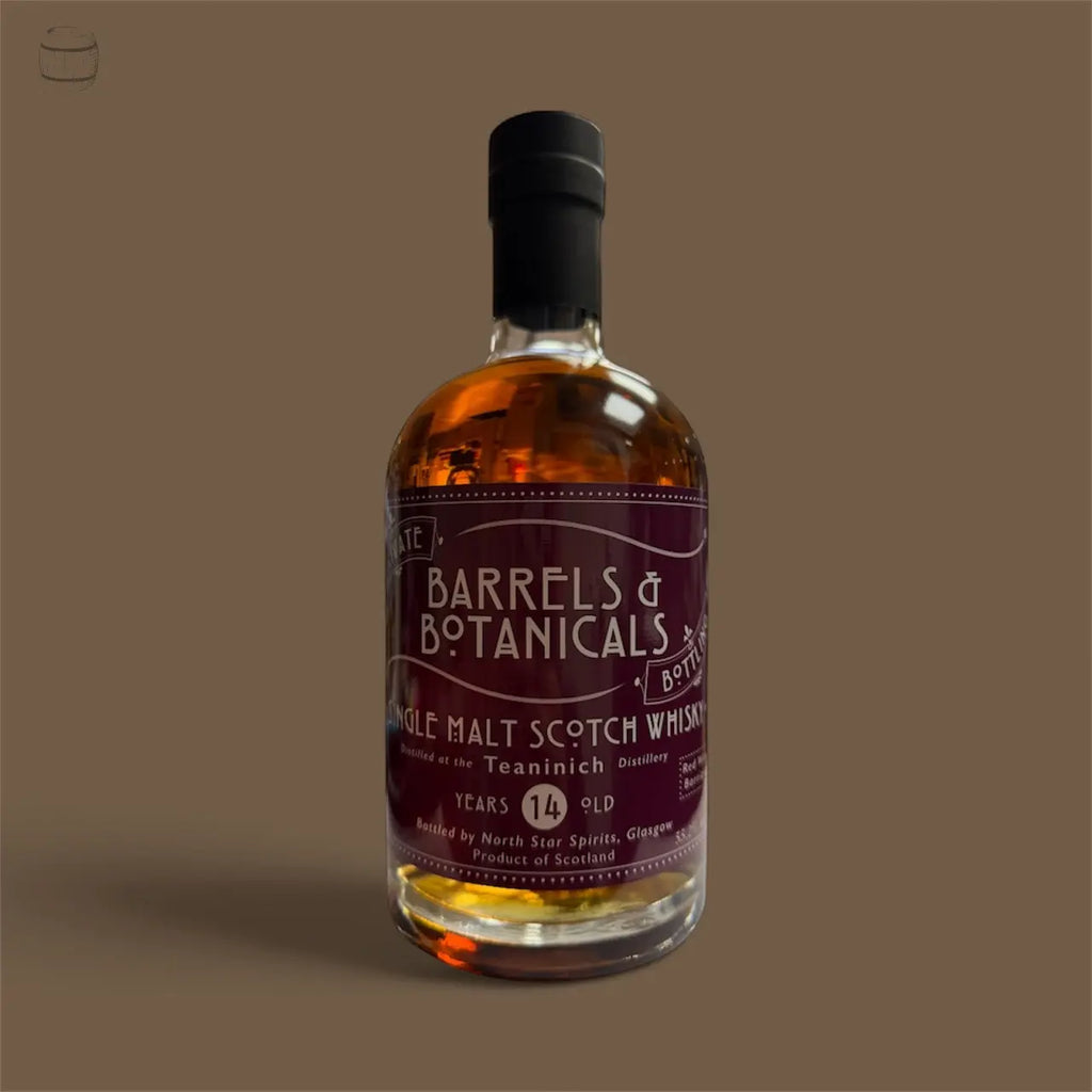 Barrels & Botanicals Shop Exclusive - 14yo Teaninich Red Wine Barrique (70cl, 55.2%) North Star Spirits
