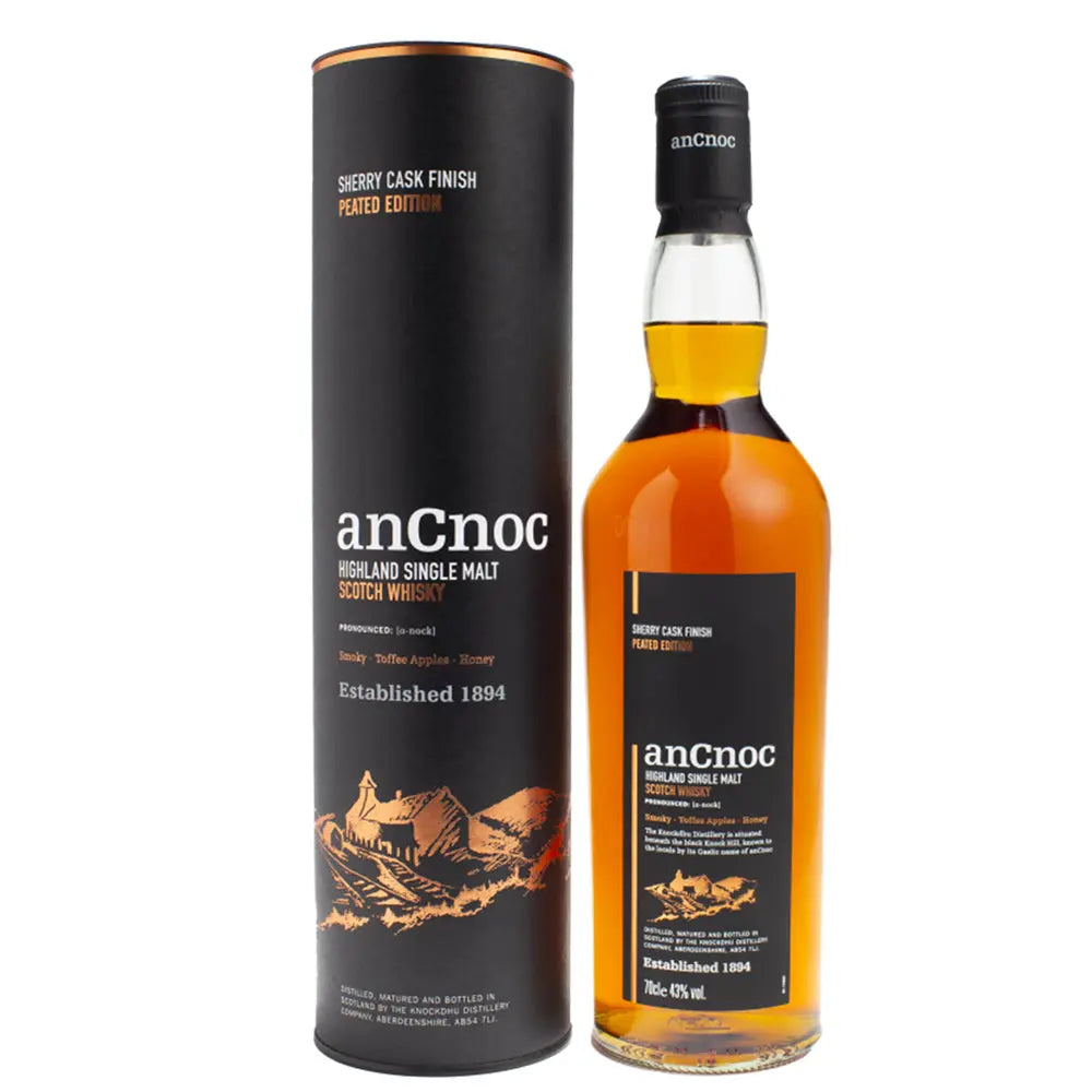 AnCnoc Sherry Cask Peated (70cl, 43%) AnCnoc