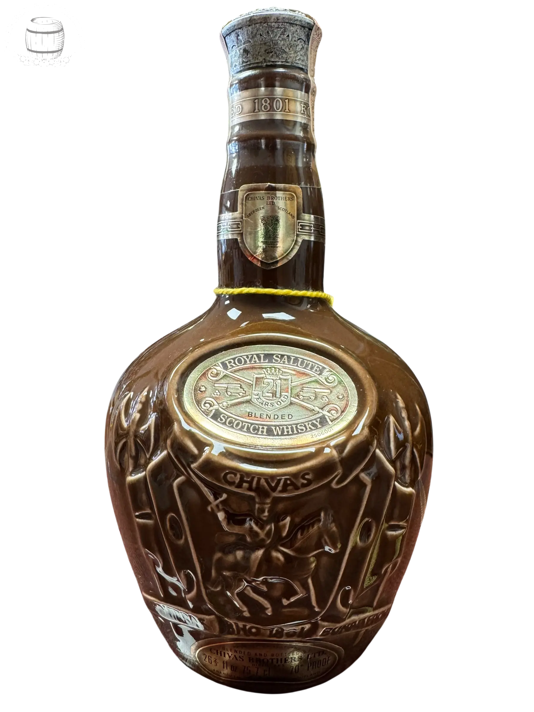 Chivas Royal Salute 21 Year Old Scotch Brown Flagon 1970s (75cl, 40%) Chivas Regal