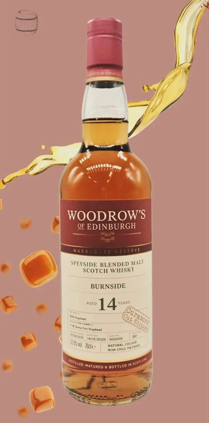 Woodrow's of Edinburgh Burnside (Teaspooned Balvenie) 14Year Old Tawny Port Cask Matured (70cl, 52%) Woodrow's of Edinburgh