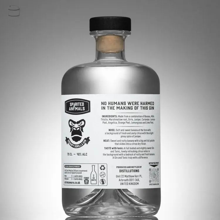 Spirited Animals: Grumpy Gorilla Gin (70cl, 42%) Spirited Animals