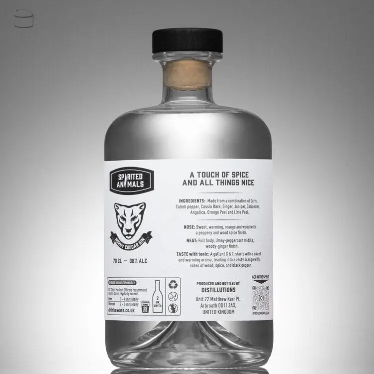 Spirited Animals: Horny Cougar Gin (70cl, 38%) Spirited Animals
