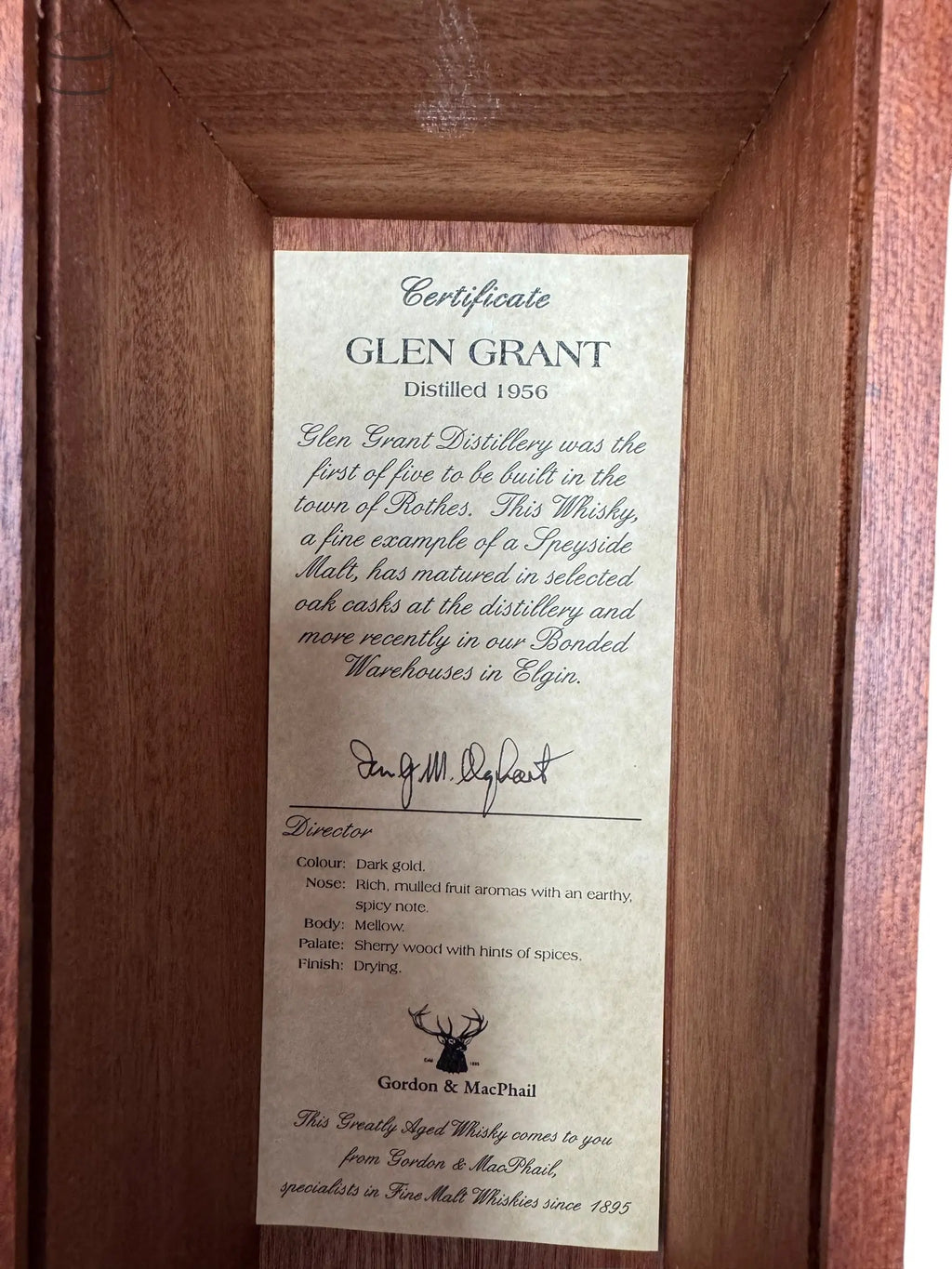 Gordon & MacPhail 50 Year Old Glen Grant 1956 (70cl, 40%) Glenallachie