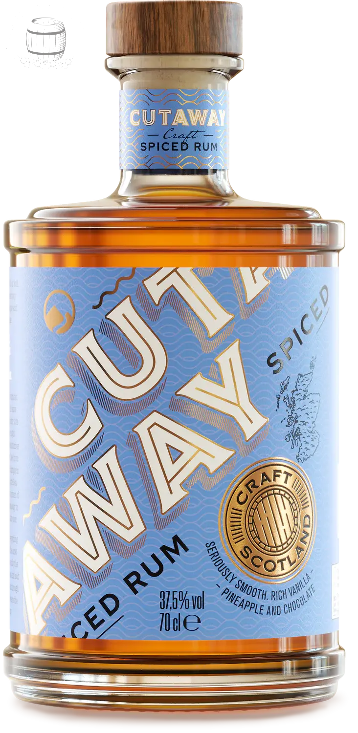 Cutaway Spiced Rum (70cl, 37%) Lost Loch Spirits