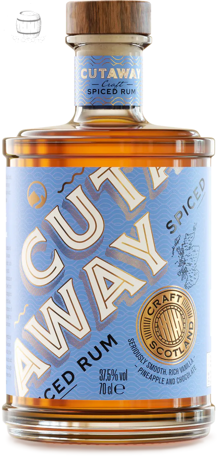 Cutaway Spiced Rum (70cl, 37%) Lost Loch Spirits