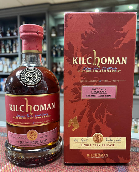 Kilchoman Port Finish Single Cask Distillery Shop Exclusive (70cl, 55.9%) Kilchoman