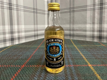 Blair Athol 8 Year Old Pure Malt  Miniature 5cl Glass Bottle Blair Athol