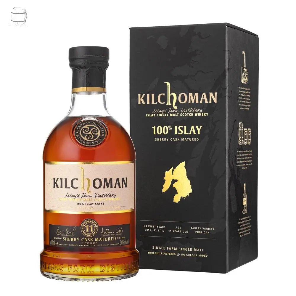 Kilchoman 100% Islay 11 Year Old Sherry Cask (70cl, 50%) Kilchoman