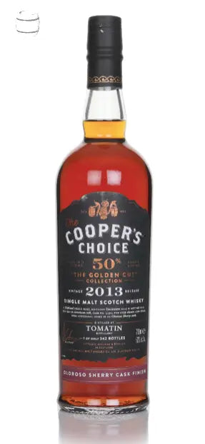 Tomatin 10 Year Old 2013 - The Cooper's Choice The Golden Cut Collection Oloroso Cask Finish  (70cl, 50%) (Copy) The Cooper's Choice