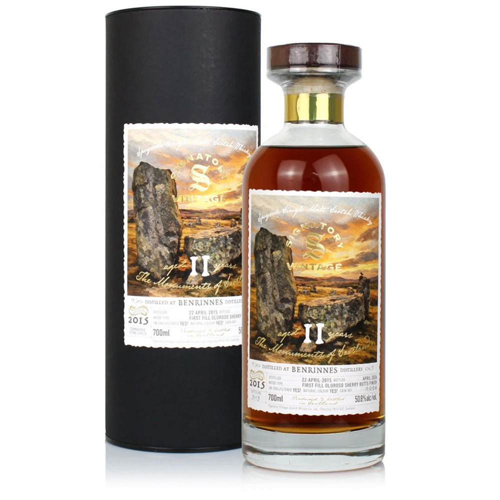 Monuments of Scotland - Benrinnes 11yo (Signatory) (70cl, 50.8%)