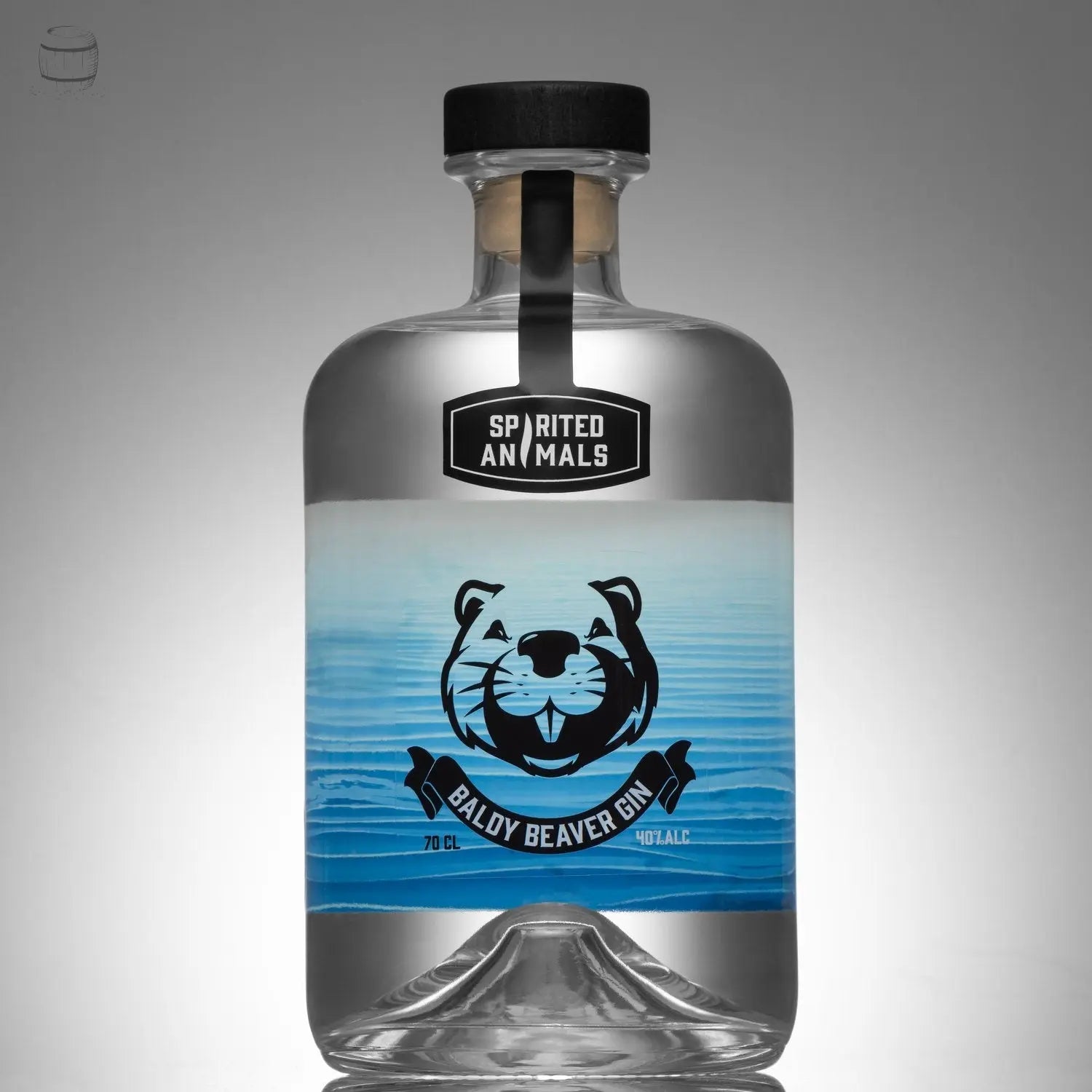 Spirited Animals: Baldy Beaver Gin (70cl, 40%) Spirited Animals