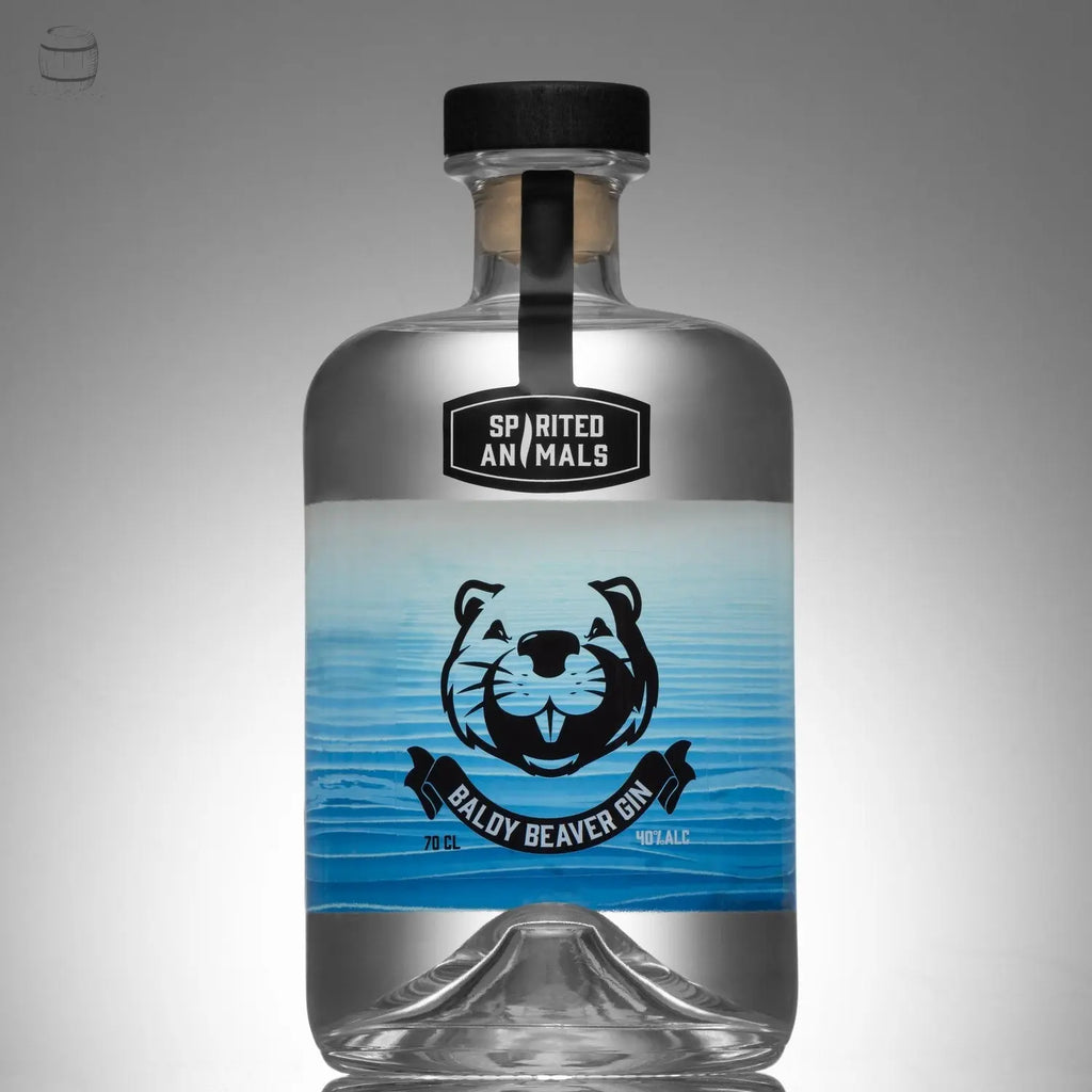 Spirited Animals: Baldy Beaver Gin (70cl, 40%) Spirited Animals