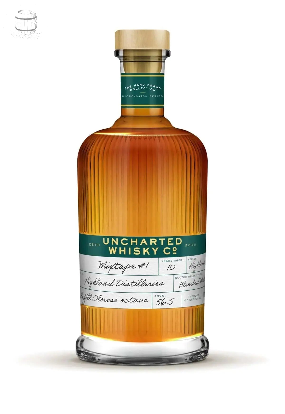 Uncharted Whisky Co: Mixtape #1, Blended Highland Malt Whisky (70cl, 56.5%) The Uncharted Whisky Co