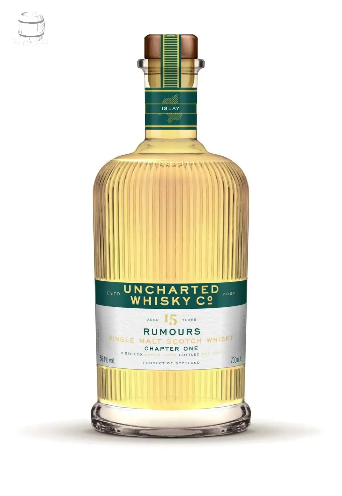 Uncharted Whisky Co: Rumours Chapter 1, 15 Year Old Secret Islay (70cl, 56.1%) The Uncharted Whisky Co