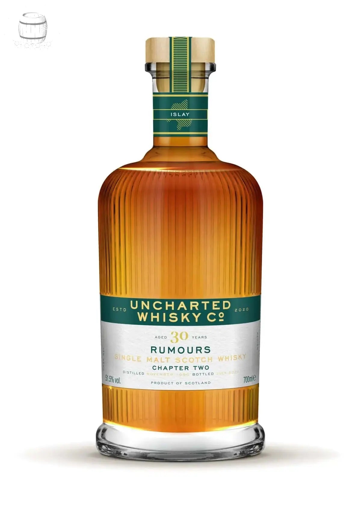 Uncharted Whisky Co: Rumours Chapter 2, 30 Year Ols Secret Islay (70cl, 51.3%) The Uncharted Whisky Co