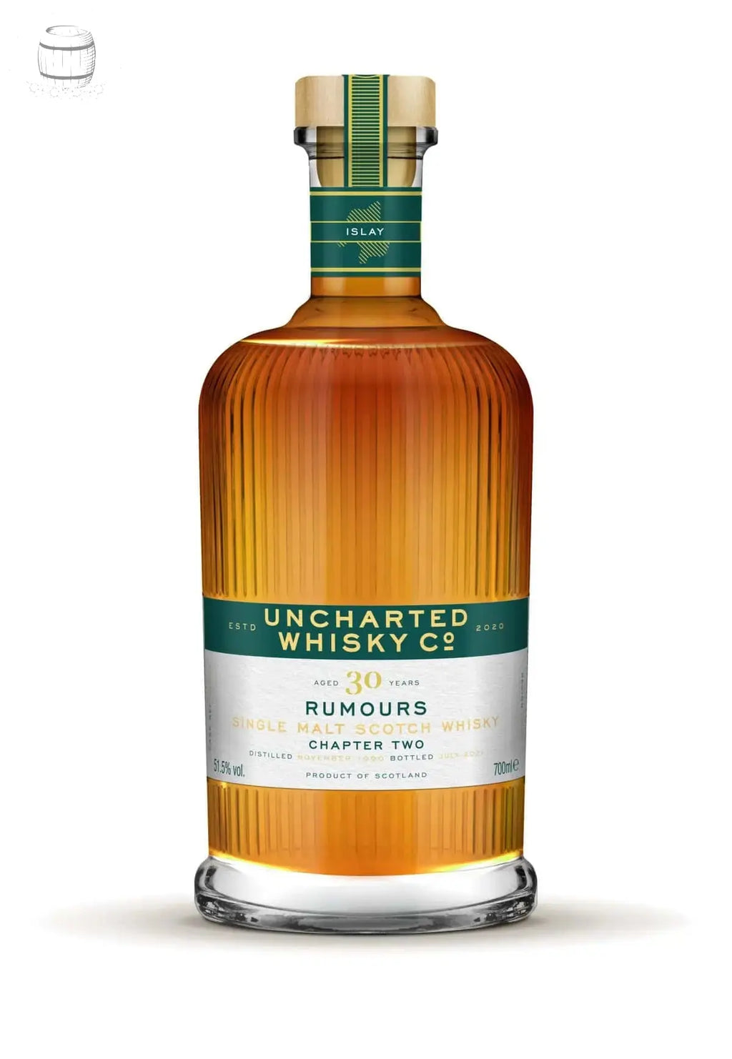 Uncharted Whisky Co: Rumours Chapter 2, 30 Year Ols Secret Islay (70cl, 51.3%) The Uncharted Whisky Co