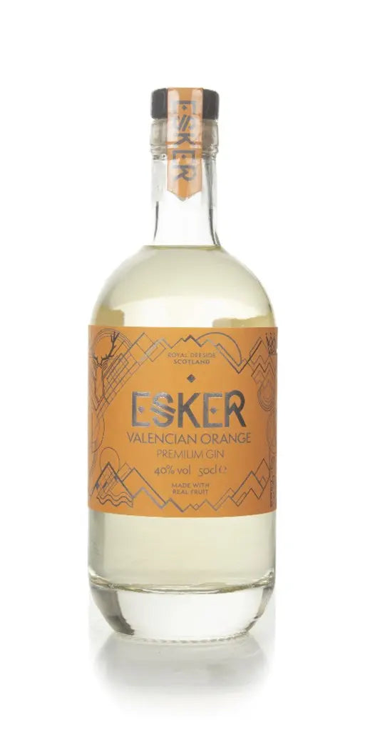 Esker Silverglass Valencian Orange Scottish Gin (50cl, 40%) Esker