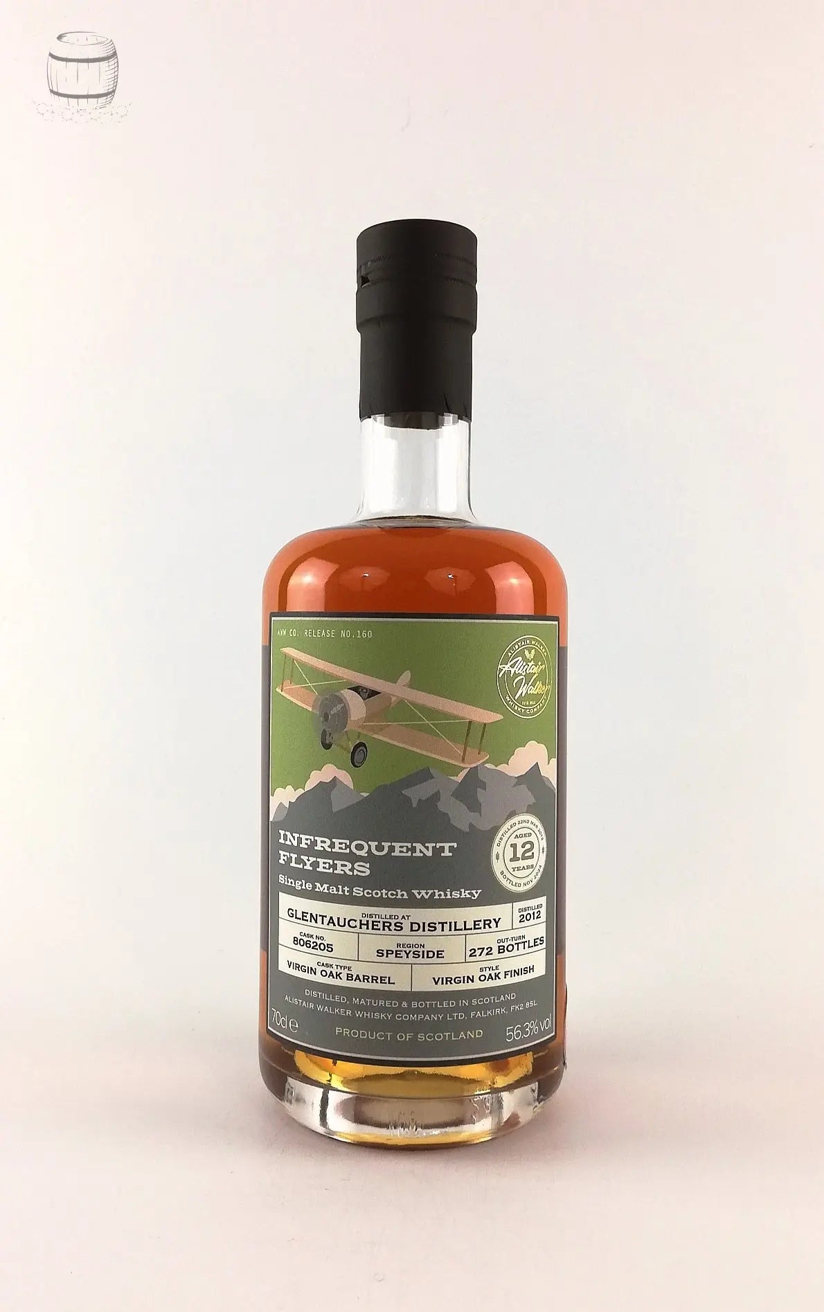 Infrequent Flyers: Glentauchers 2012 cask#806205, 12 Year Old Single Malt Scotch Whisky (70cl, 56.3%) Infrequent Flyers
