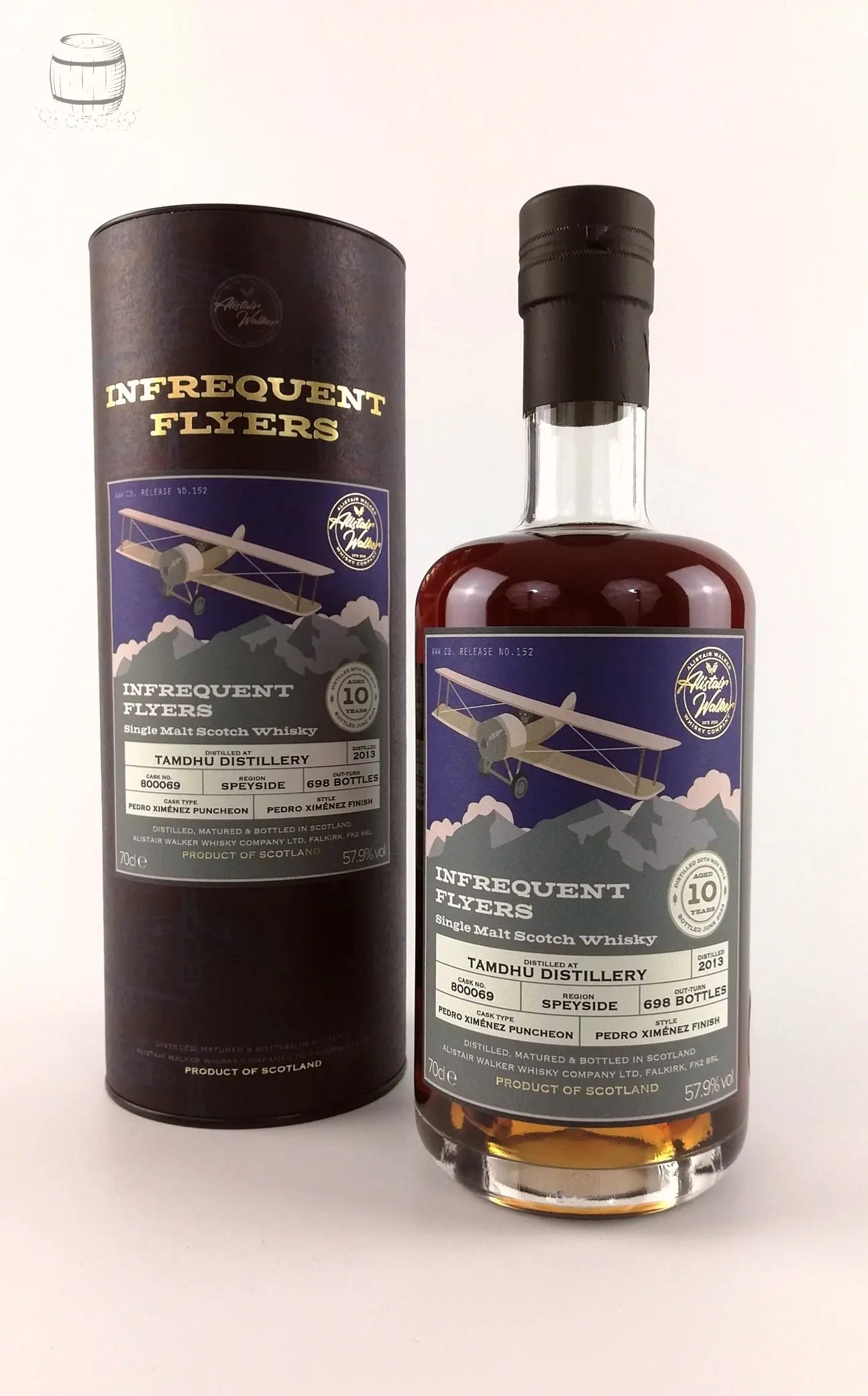 Infrequent Flyers: Tamdhu 2013 cask # 800069 10Year Old Single Malt Scotch Whisky (70cl, 57.9) Infrequent Flyers