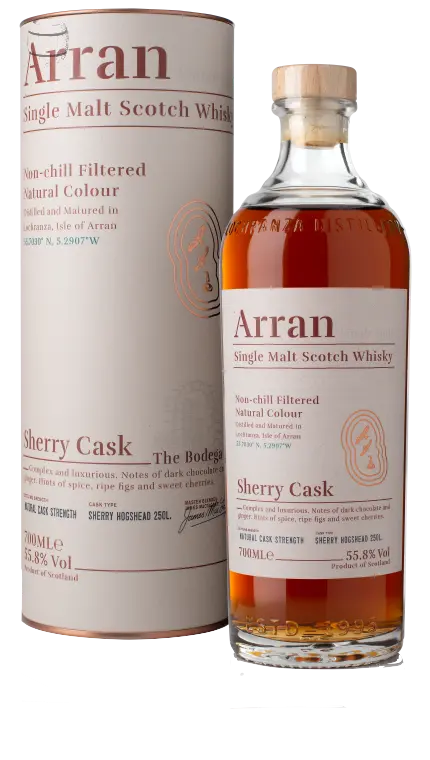 arran bodega sherry cask finish (70cl, 55.8%)